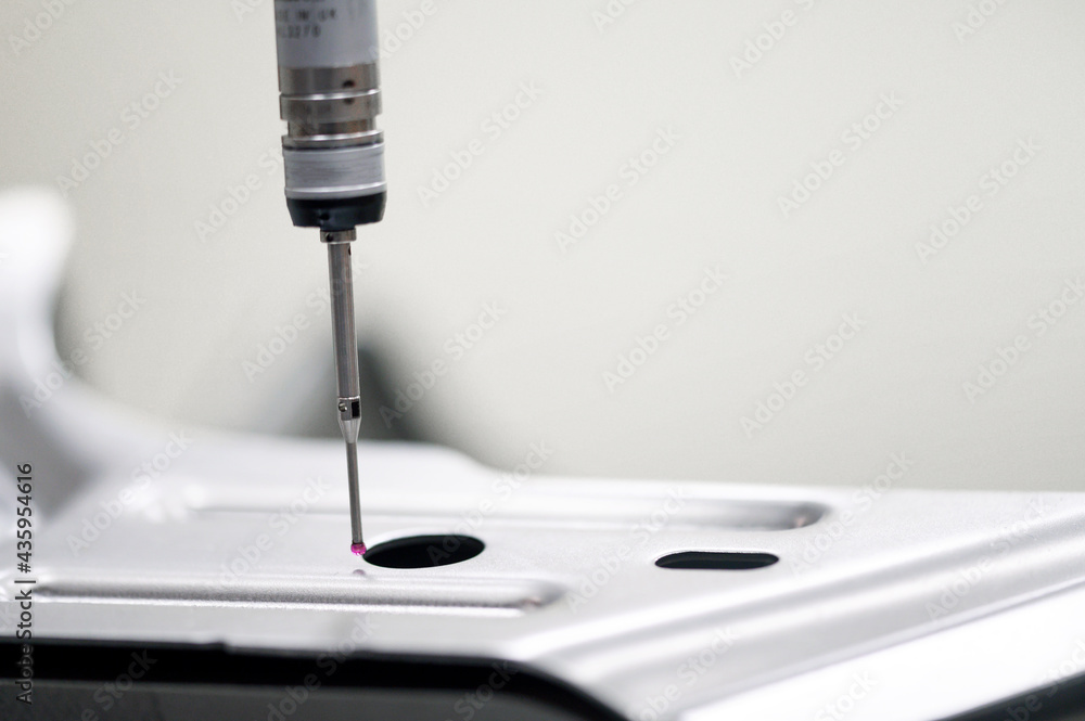 Close up of professional automatic 3D measuring system machine, industrial and automotive concept. High quality 4k footage Close up of professional automatic 3D measuring system machine, industrial and automotive concept. High quality 4k footage