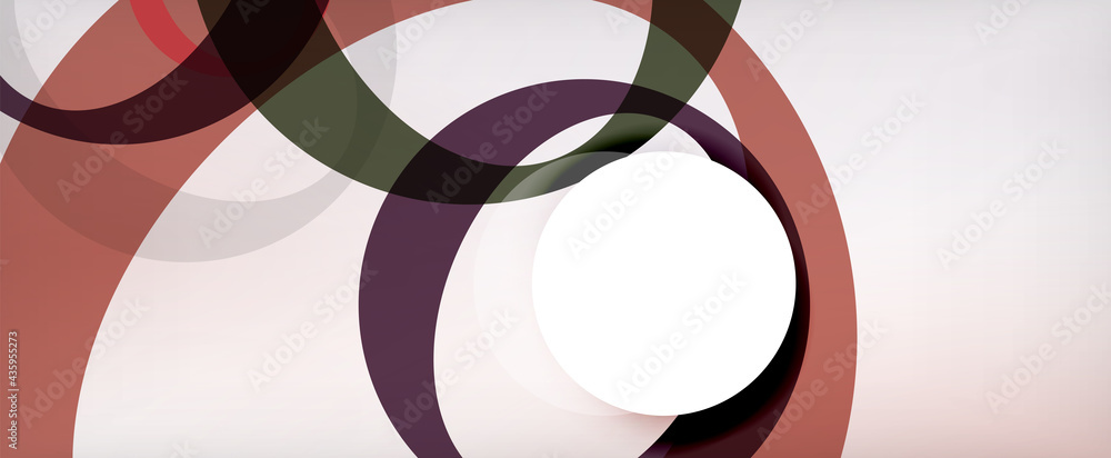 Ring geometric shapes, o letter repetition wallpaper. Abstract background for business or technology presentations, internet posters or web brochure covers Ring geometric shapes, o letter repetition wallpaper. Abstract background for business or technology presentations, internet posters or web brochure covers