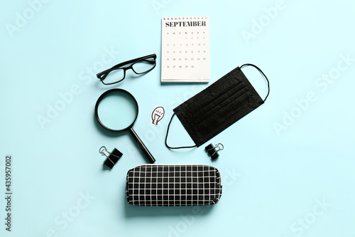 Pencil case with stationery...