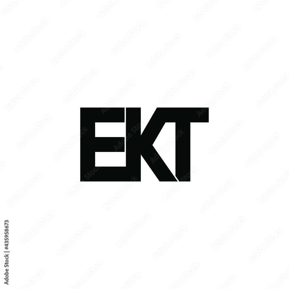 ekt letter original monogram logo design ekt letter original monogram logo design