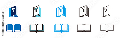 illustration of catalogue icon vector