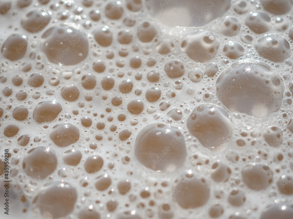Close-up of macro foam bubbles artistic bokeh blur. Close-up of macro foam bubbles artistic bokeh blur.