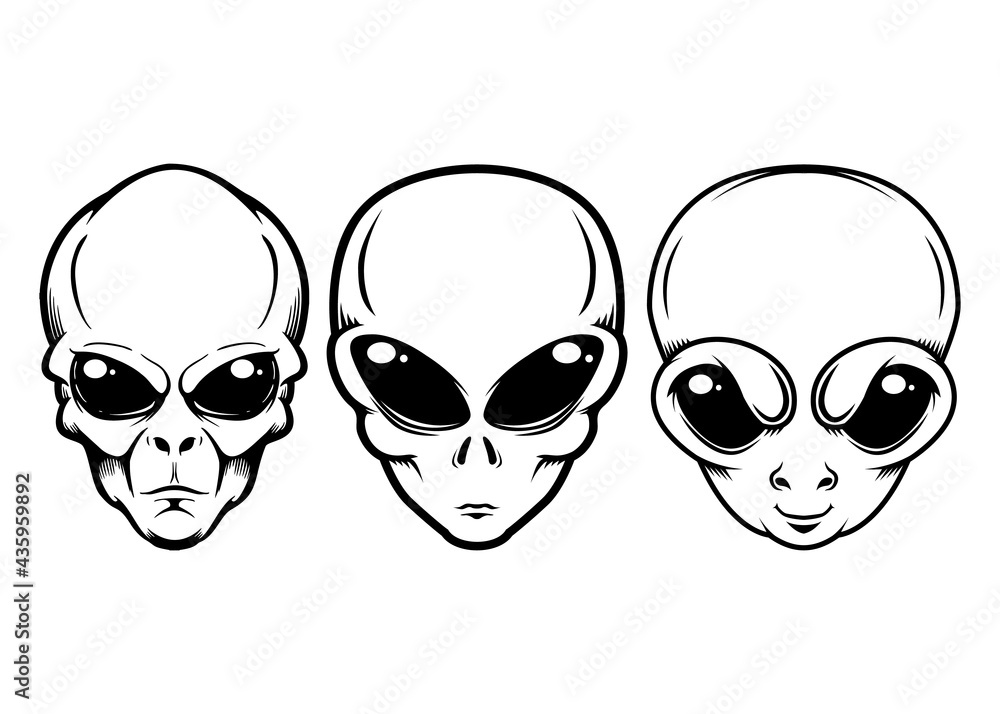 Alien Imagens de Stock de Arte Vetorial