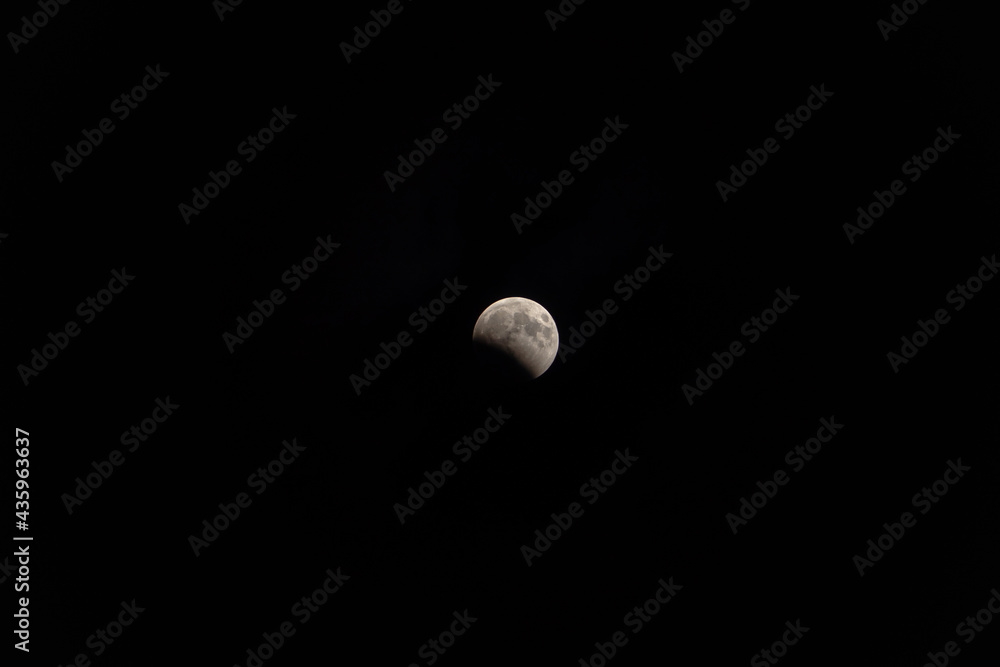 The Super Moon with Penumbral eclipse phenomenon on 26 May 2021 Honolulu Hawaii The Super Moon with Penumbral eclipse phenomenon on 26 May 2021 Honolulu Hawaii
