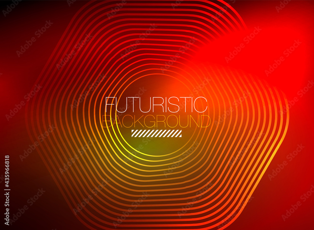 Neon color square shape lines abstract background. Shiny magic energy and motion concept, vector abstract wallpaper background Neon color square shape lines abstract background. Shiny magic energy and motion concept, vector abstract wallpaper background