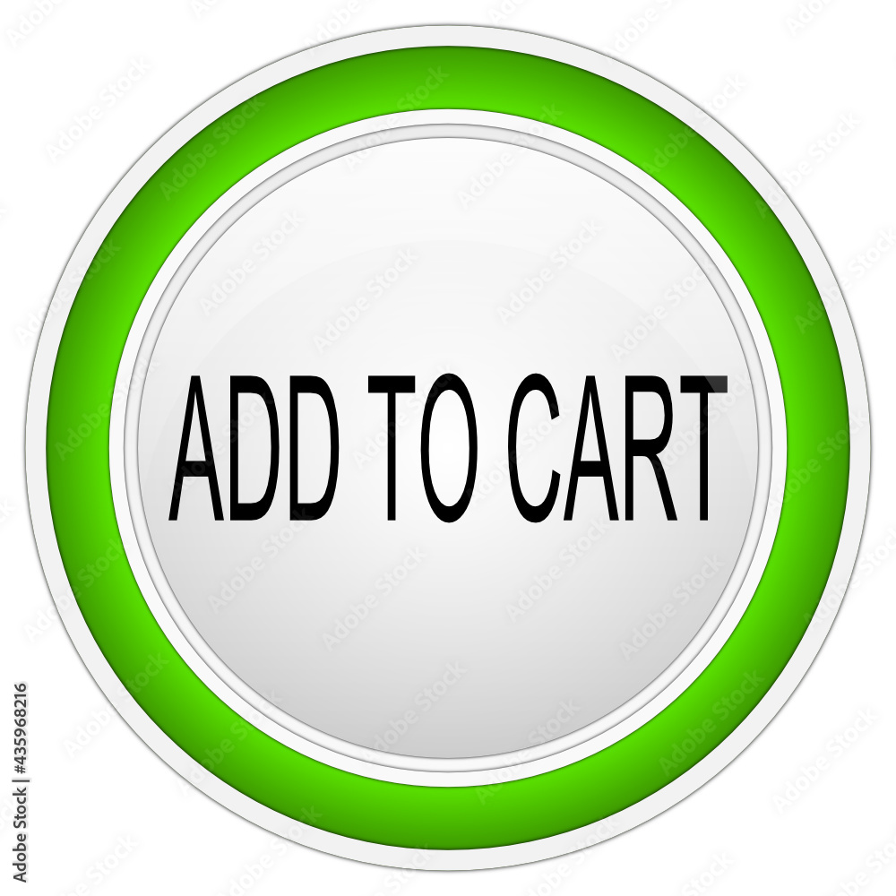 Add to cart Button on white background - illustration Add to cart Button on white background - illustration