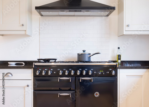 Plakat Black and white kitchen design UK