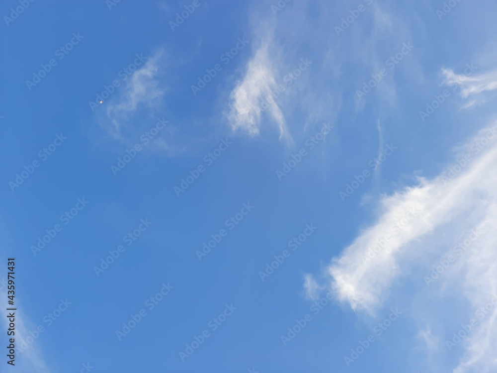 Beautiful view of blue sky and white cloud Beautiful view of blue sky and white cloud