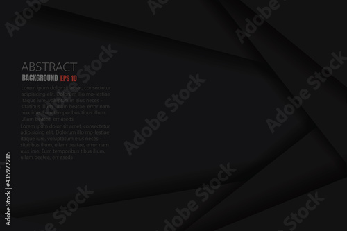 Black abstract background vector illustration for your website and message board text design