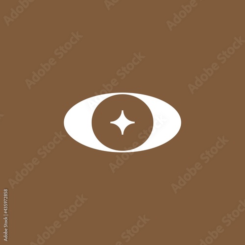 o star letter mark initial logo vector icon illustration