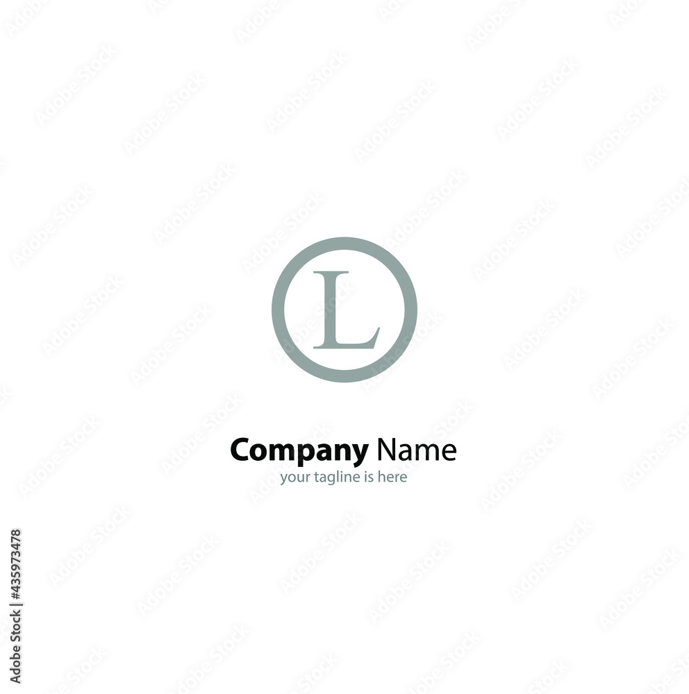 letter L elegant logowith white background, minimalist concept letter L elegant logowith white background, minimalist concept