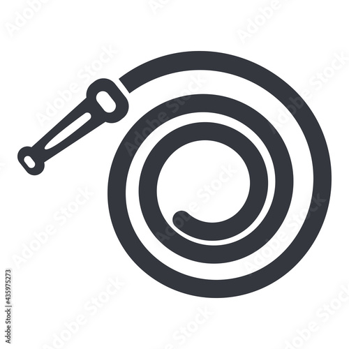 Hose Icon. Vector Illustration of Hosepipe