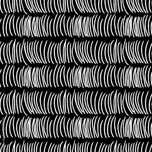 Abstract Striped Pattern with Chopsticks Doodle Zebra Stripes Children Drawing