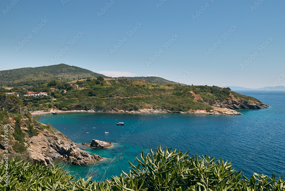 Seascape of Elba Island (Italy)