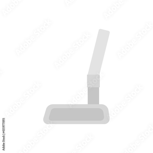ゴルフのアイコン。角丸のゴルフクラブのアイアンのイラスト。