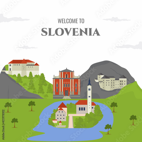 Vector flat travel icon in ...