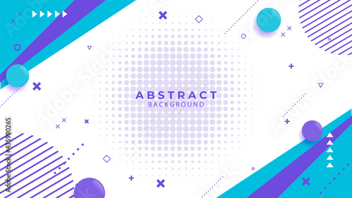 Abstract geometric shape background design 