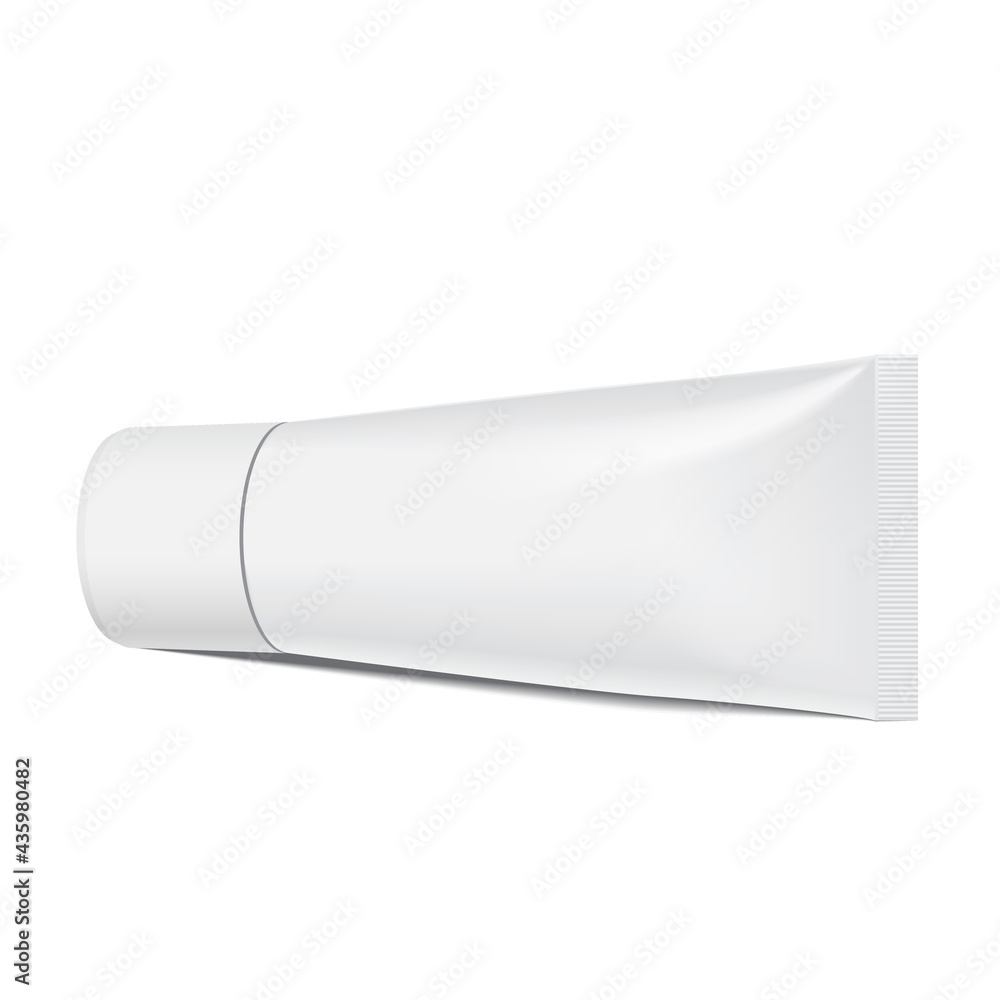 Realistic small tube. For cosmetics, cream, tooth paste, Realistic small tube. For cosmetics, cream, tooth paste,