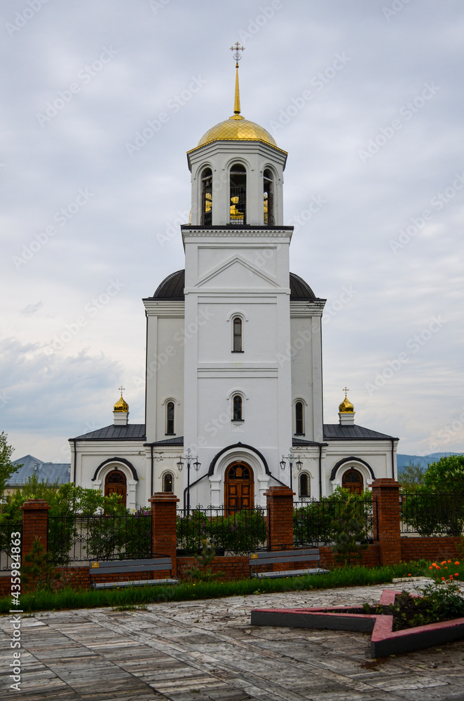 Parish of the Holy Trinity Church. Church in Sayanogorsk.