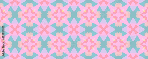 Abstract Pink Texture. Rainbow Repeat Template.