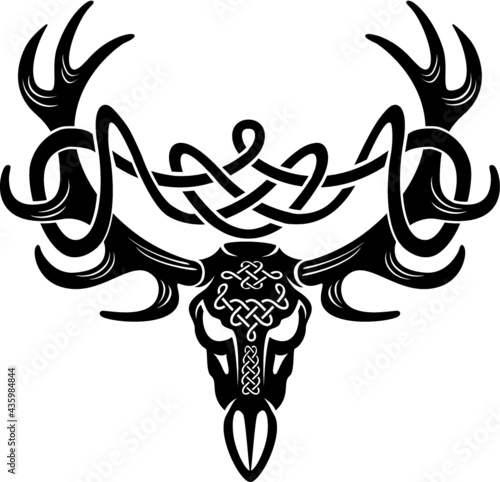 Celtic deer stag