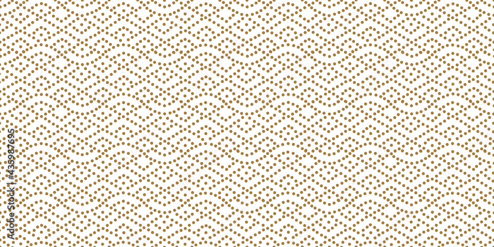 Fototapeta premium Japanese dot background. Seamless pattern.Vector. 和風ドットパターン