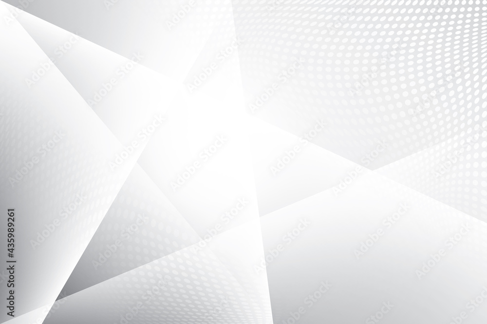 Abstract geometric white and gray color background with halftone effect. Vector illustration. Abstract geometric white and gray color background with halftone effect. Vector illustration.