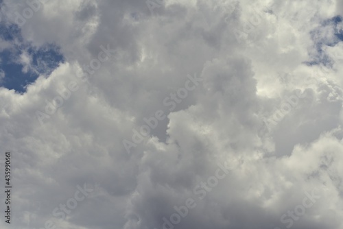 Group of cloud on sky background before storm.
