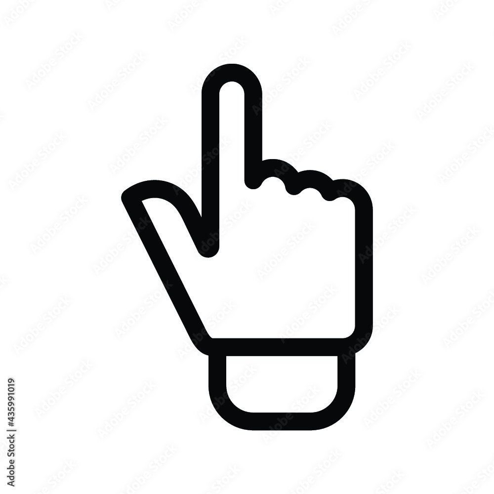 Cursor, finger icon Cursor, finger icon