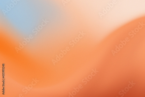 Brown, orange, blue, terracotta earthy natural colors overlay. Neutral Grainy Gradient Background. photo
