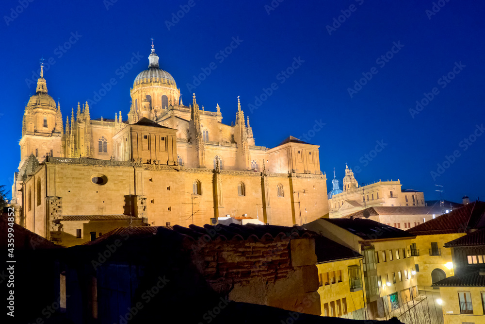 New Cathedral of Salamanca, Cathedral of the Asunción de María, Gothic Renaissance Baroque Style,16th-18th century, Salamanca, UNESCO World Heritage Site, Castilla y León, Spain, Europe