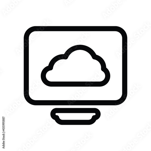 Cloud computing icon