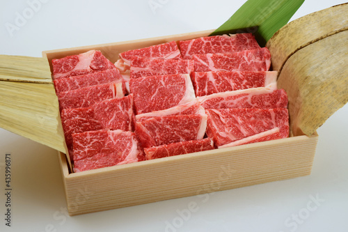 Bild auf Leinwand お肉のギフト　お中元やお歳暮の贈り物に黒毛和牛