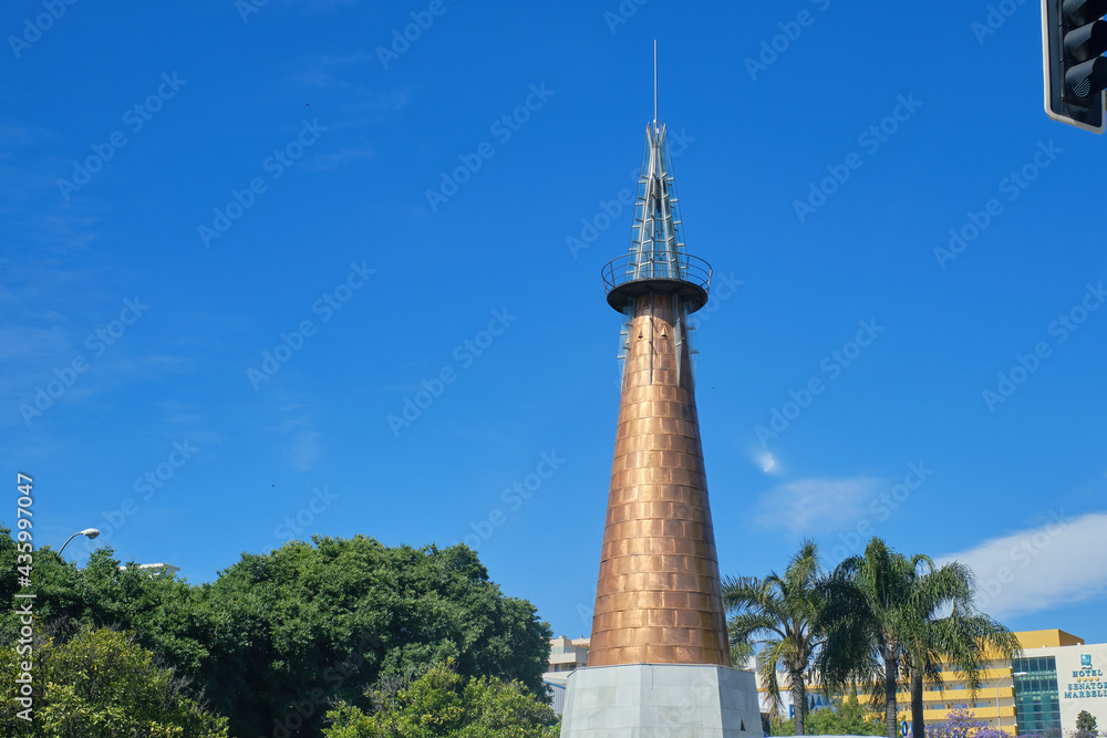 Marbella, Spain - may 20 2021: Marbella Entrance Piruli Marbella