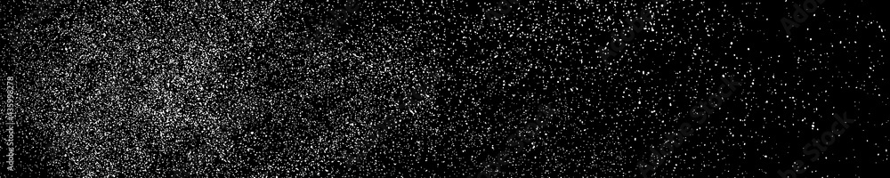 White Grainy Texture On Black. Panoramic Background. Wide Horizontal Long Banner For Site. Dust Overlay. Light Coloured Noise Granules. Snow Vector Elements. Illustration, EPS 10. White Grainy Texture On Black. Panoramic Background. Wide Horizontal Long Banner For Site. Dust Overlay. Light Coloured Noise Granules. Snow Vector Elements. Illustration, EPS 10.