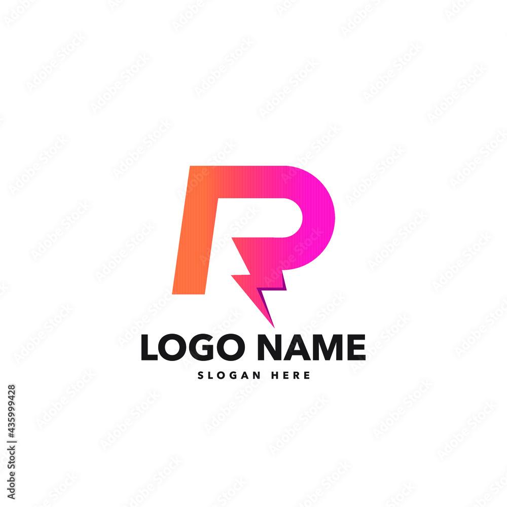 R LOGO - R LETTER LOGO - R MODERN LOGO R LOGO - R LETTER LOGO - R MODERN LOGO