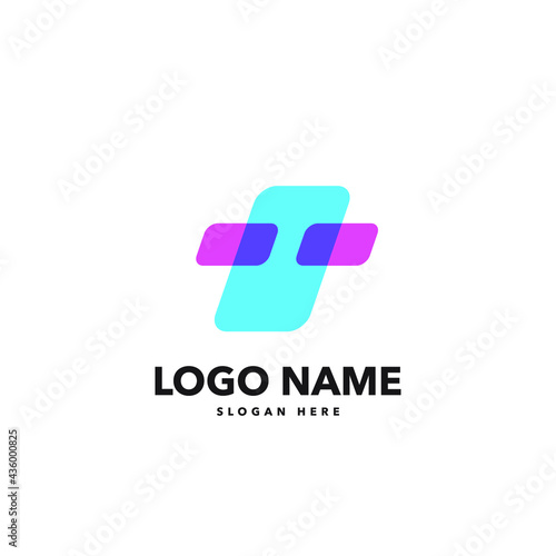 T LOGO,T LETTER LOGO - T MODERN LOGO