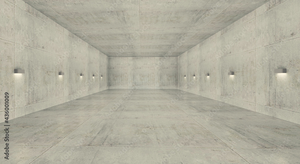  nice concrete simple wall lighting urdan style 3d place image_4