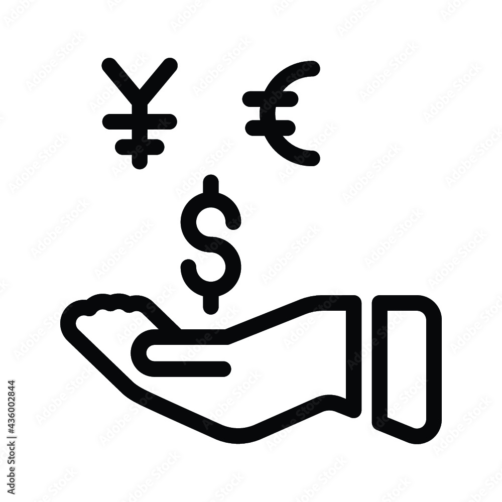 Money investment icon Money investment icon