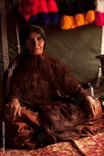 nomades older woman who was at her son's wedding