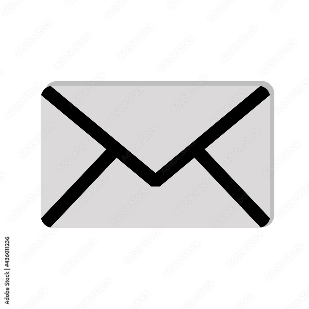 Mail icon vector. Simple flat symbol. vector design illustration. Mail icon vector. Simple flat symbol. vector design illustration.
