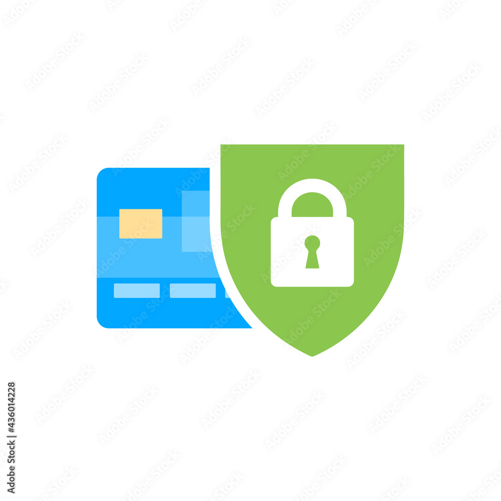 Secure credit card transaction. Payment protection concepts, Secure payment. Vector illustration. Secure credit card transaction. Payment protection concepts, Secure payment. Vector illustration.