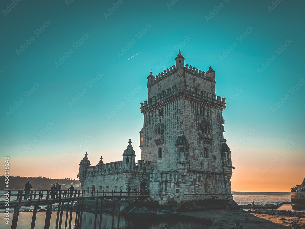 Belem Tower in Lisbon Portugal