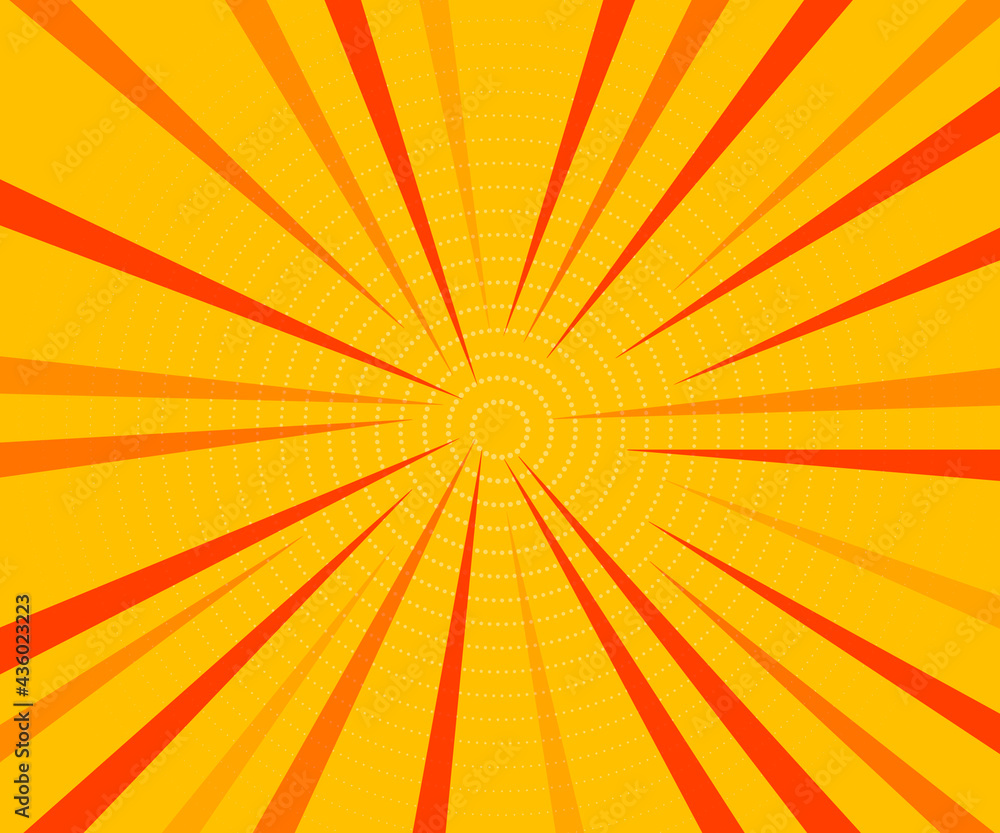 Fototapeta premium orange Rising Sun vectors design , Sunrise Background