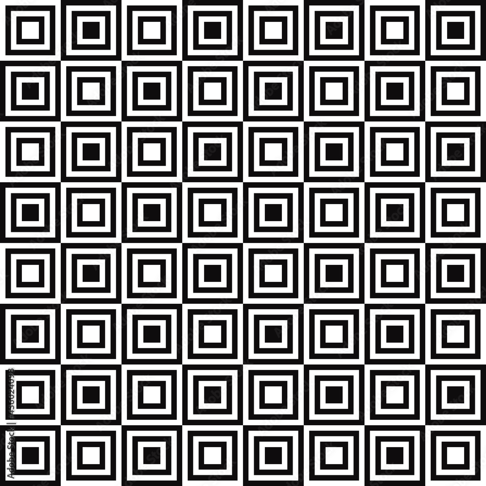 Black and white in one squares checkered tile. Simpe chessboard in vector. Zebra squares pattern. Black and white in one squares checkered tile. Simpe chessboard in vector. Zebra squares pattern.