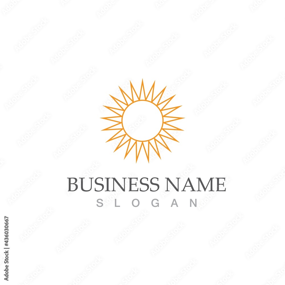 Fototapeta premium Sun Vector illustration Icon