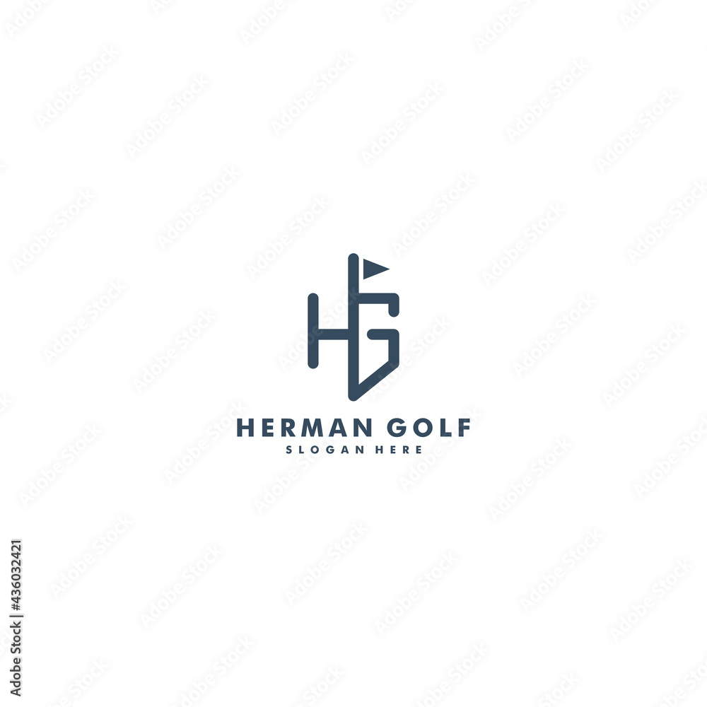 HG logo design template vector illustration HG logo design template vector illustration