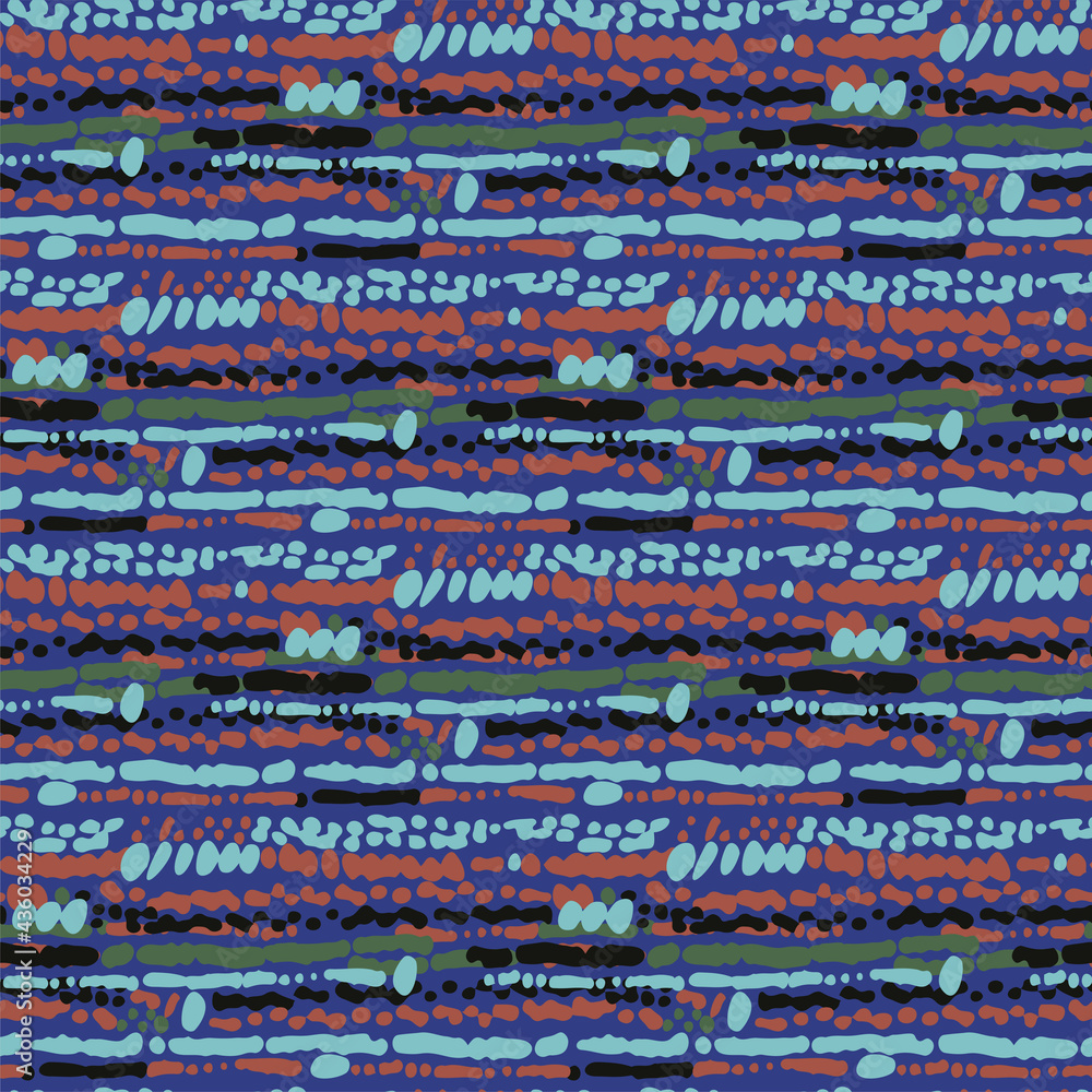 Seamless pattern of traditional African wicker ornament Seamless pattern of traditional African wicker ornament
