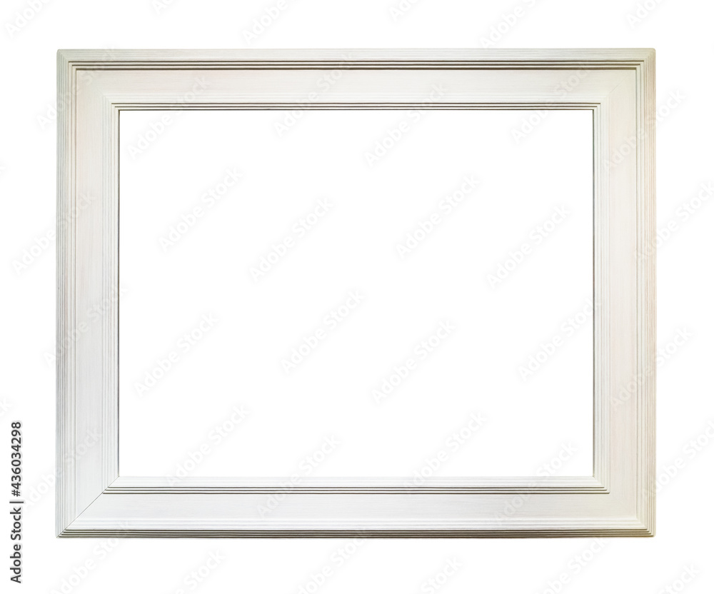 wide white wooden picture frame cutout wide white wooden picture frame cutout