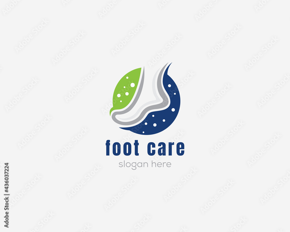 foot logo design template creative foot logo foot logo design template creative foot logo